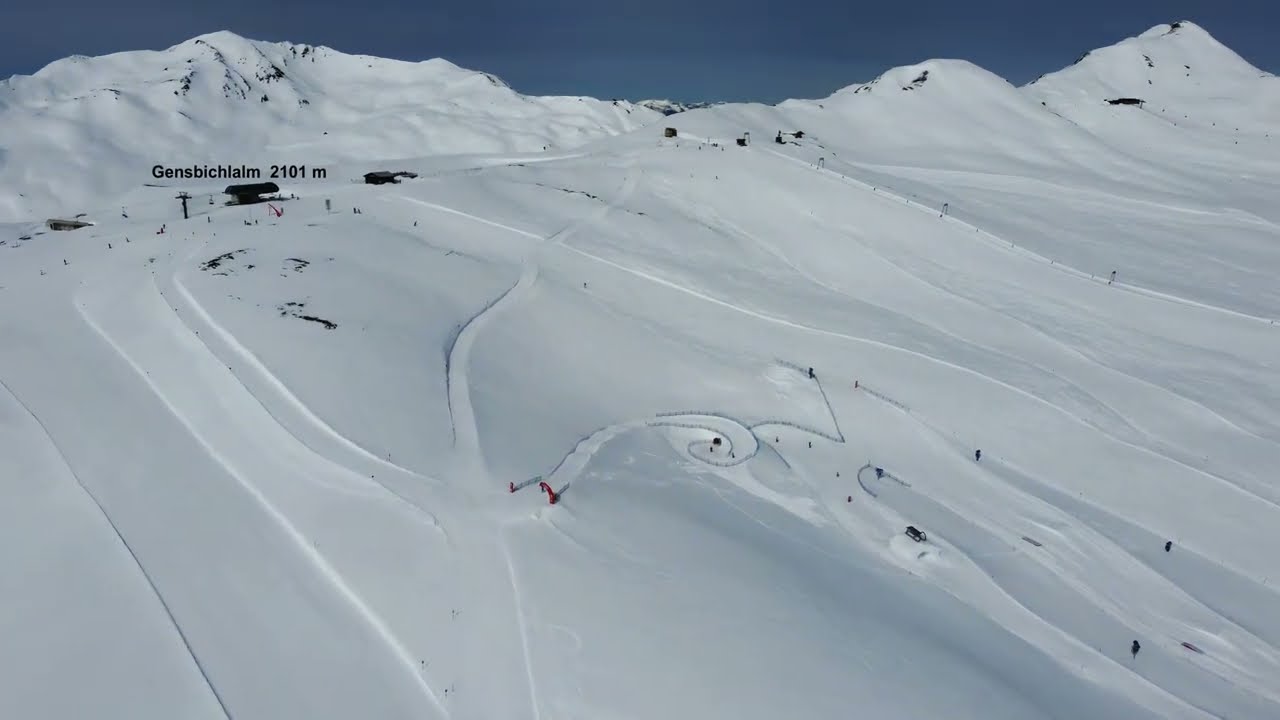 Wildkogel Arena (AUSTRIA) - Aerial drone view