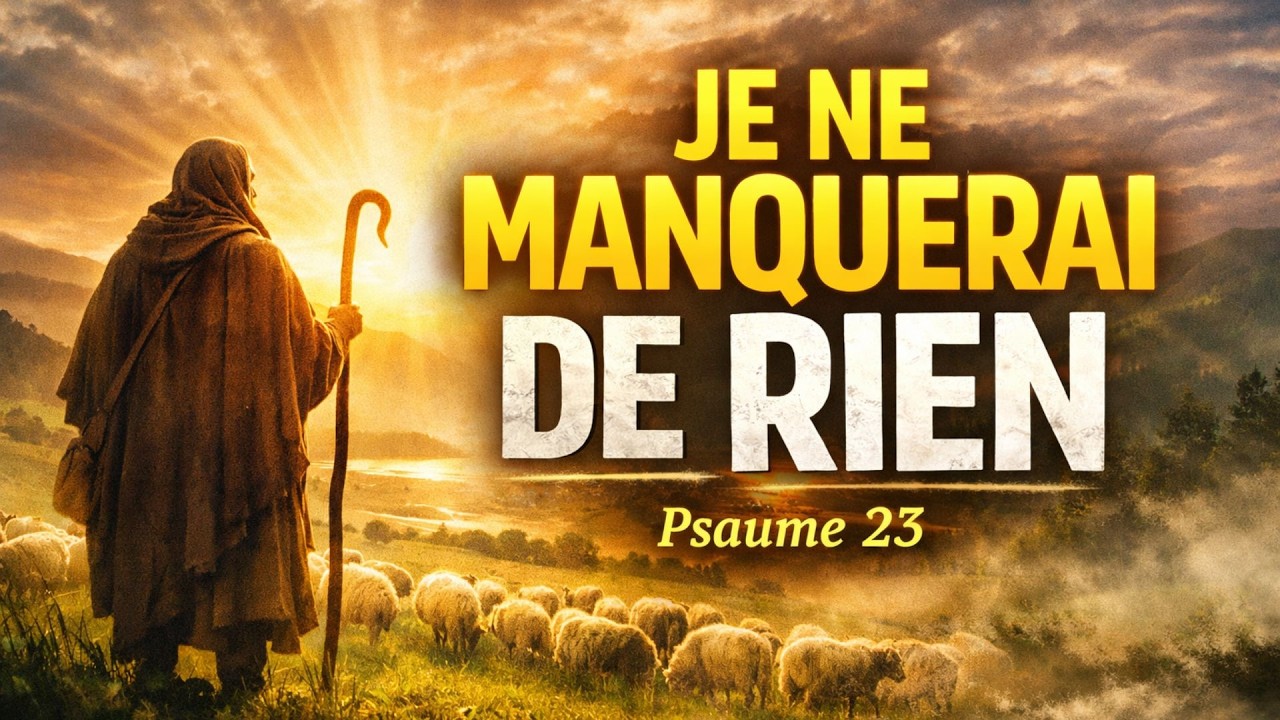 Prière du Matin | L’Éternel est mon Berger – Je ne manquerai de rien (Psaume 23)