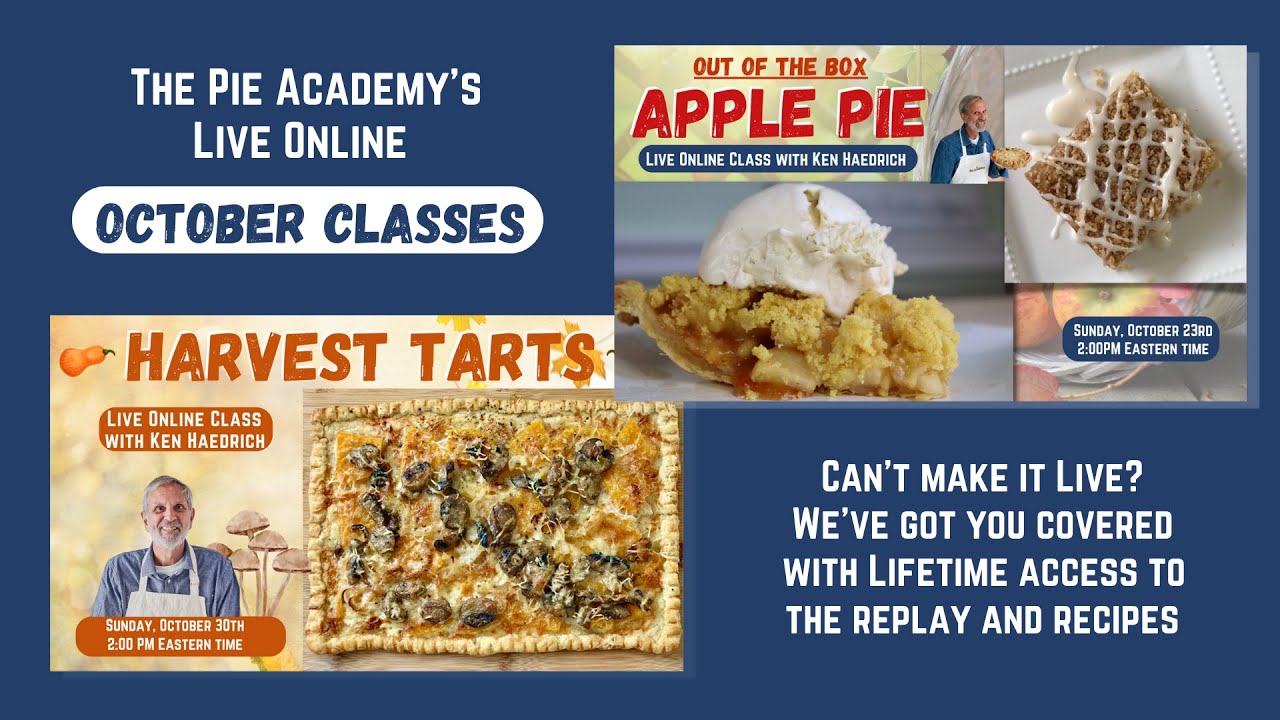 October classes at The Pie Academy