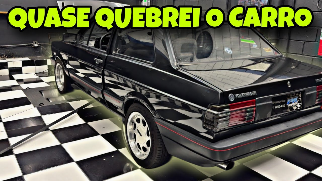 Mais uma acelerada no Voyage turbo ia quebrar tudo - Racetech @FuelTechOficial 