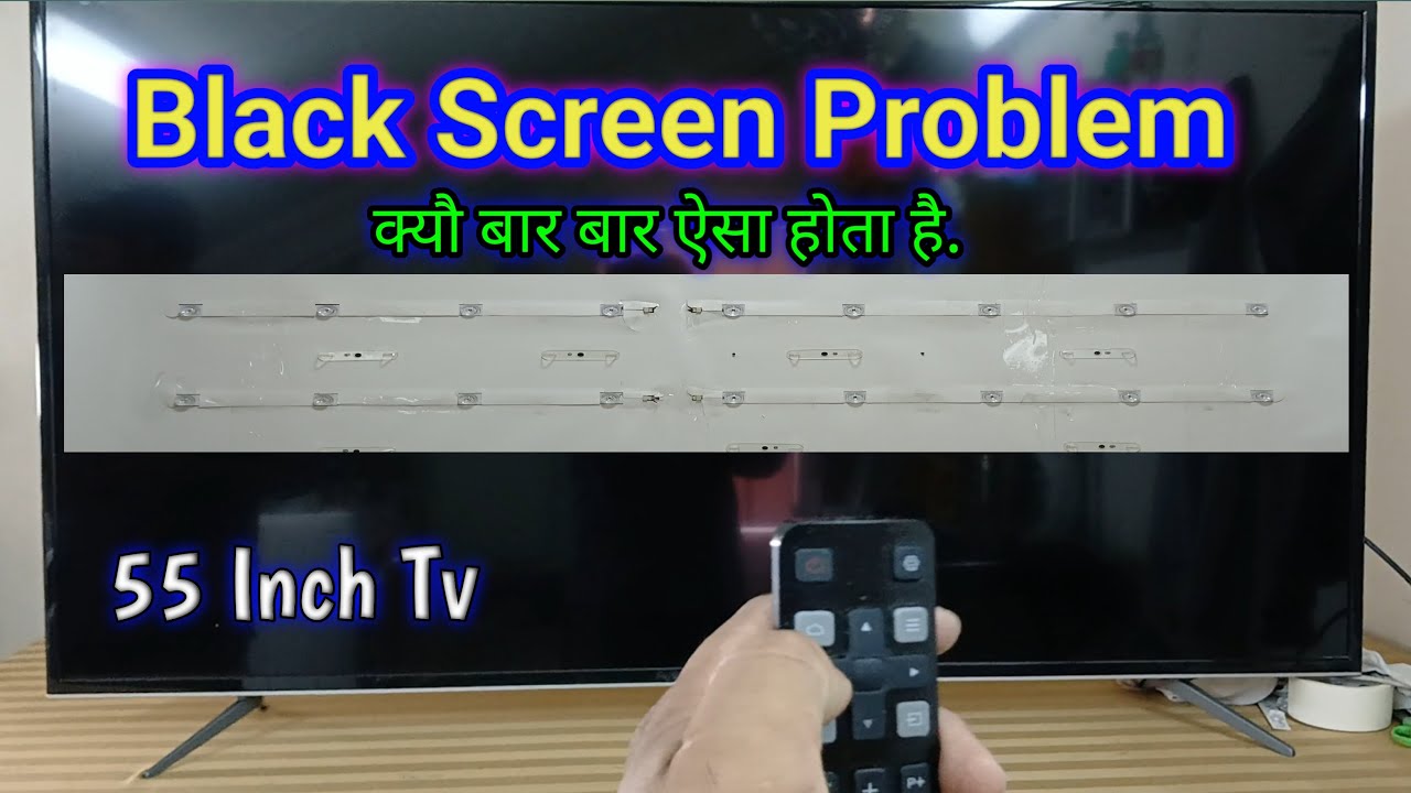 How to fix bleak screen my on tv \ Tv bleak screen fix \ Led tv black screen with sound