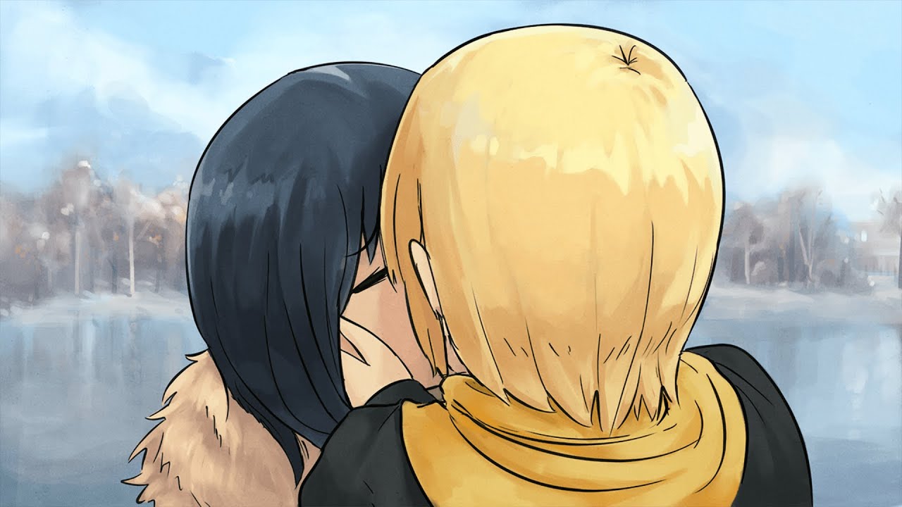 First Snow: Act 2 Part 2 - Falling Snow | A Winter Yuri Visual Novel Game