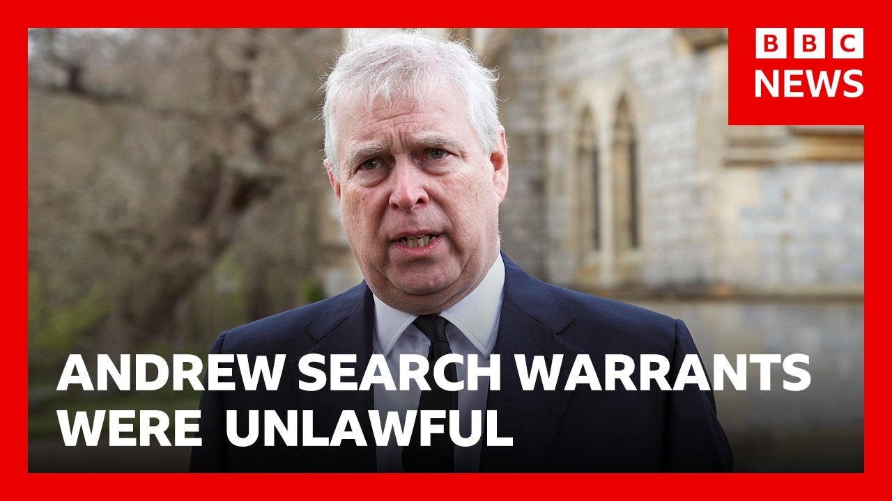 Police accept Andrew search warrants were unlawful | BBC News
