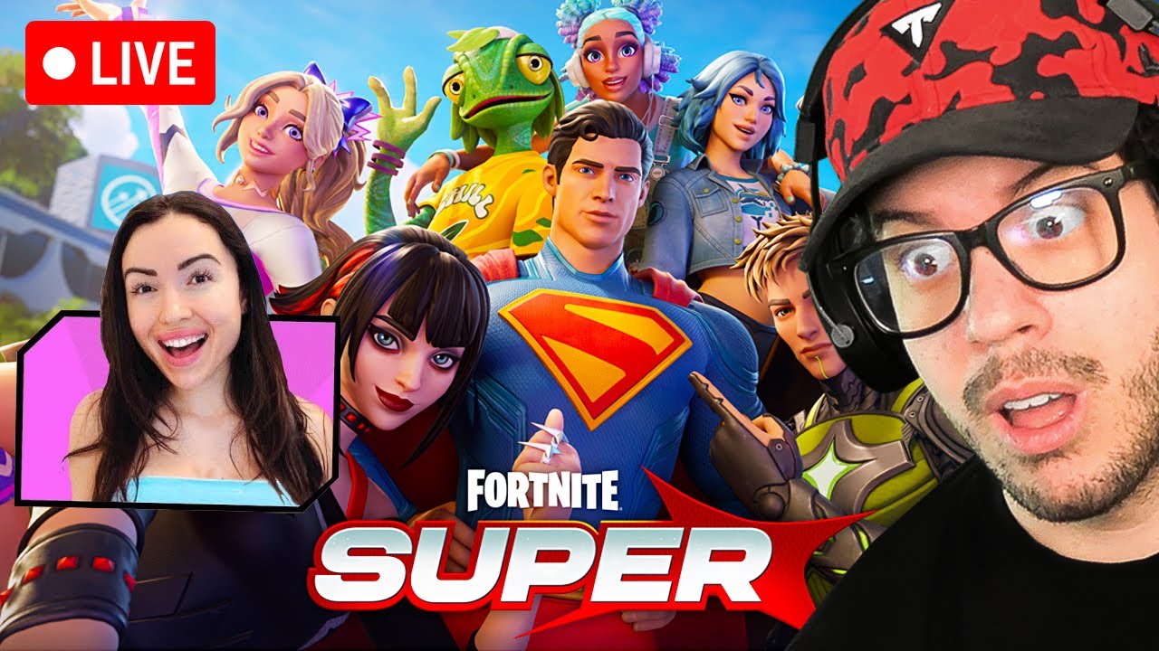 Playing SUPER SEASON 3 with MY WIFE! (Fortnite)