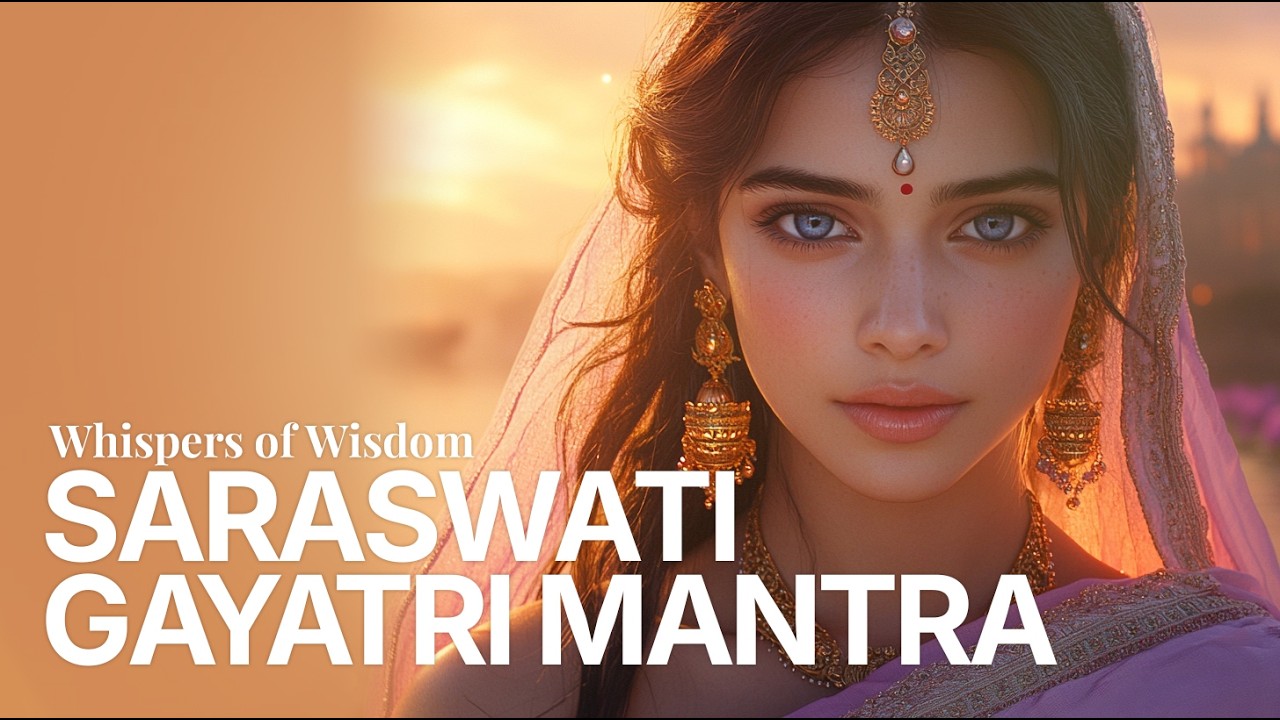 ☀️𝟏𝟎𝟖𝐓𝐈𝐌𝐄𝐒 Clear All Negativity🧹Elevate Your Wisdom & Insight With Saraswati Gayatri Mantra