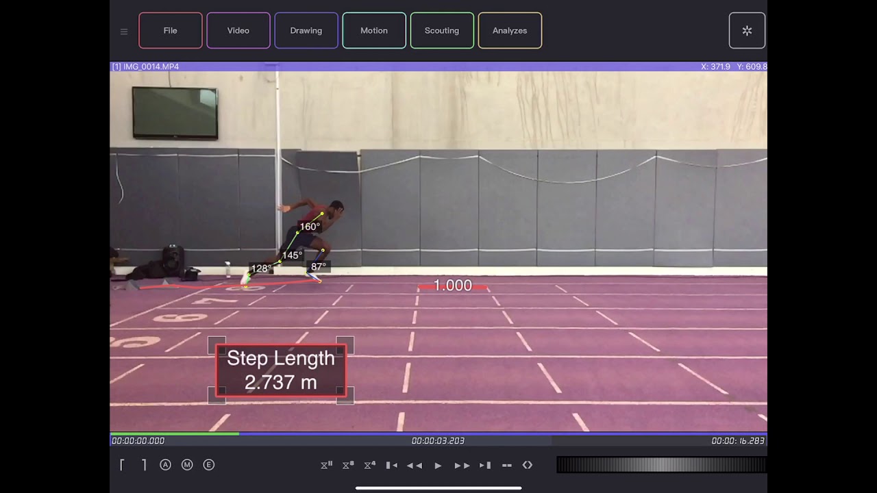 iPad Tutorial - Step length in Track and Field