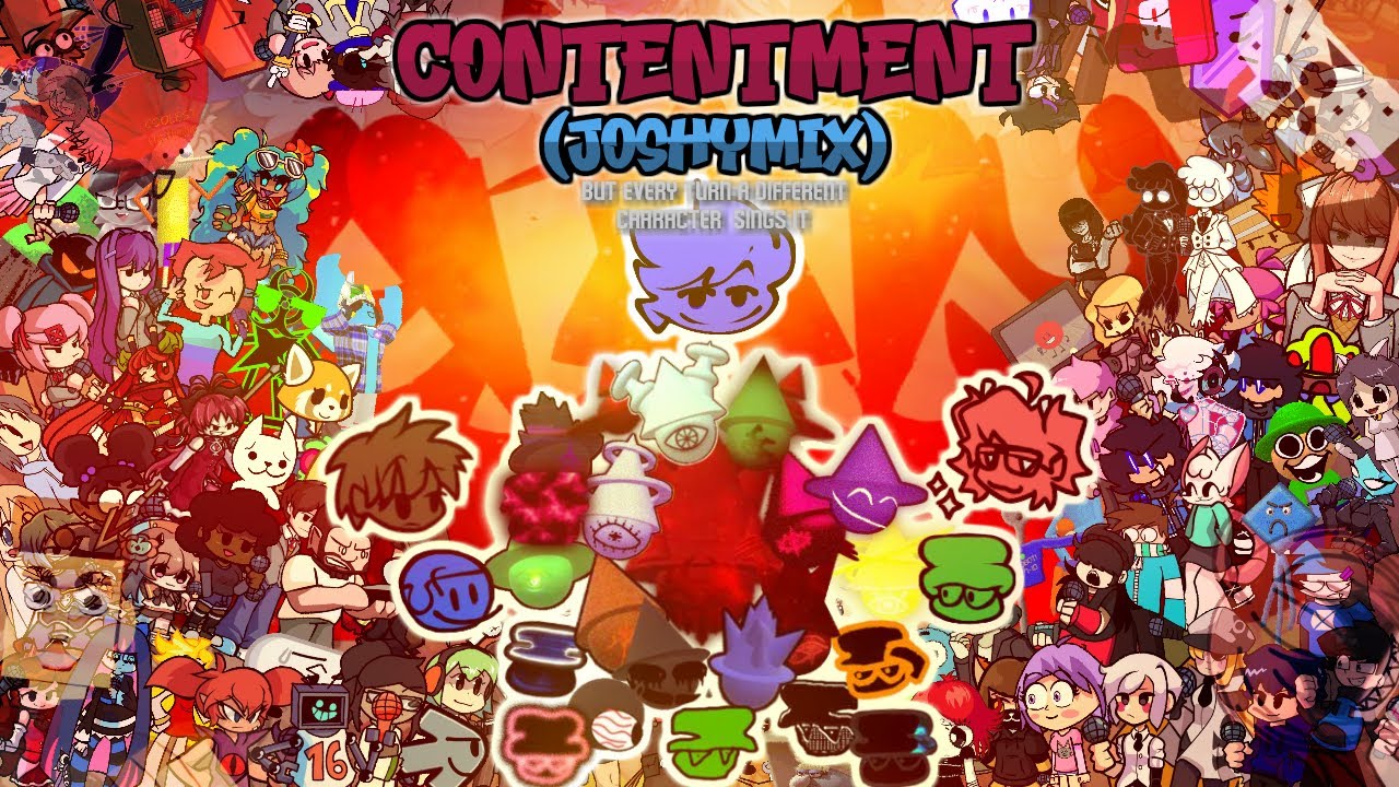 Contentment (Joshymix), But Every Turn A Different Character Is Used 🎶 (FNF BETADCIU)