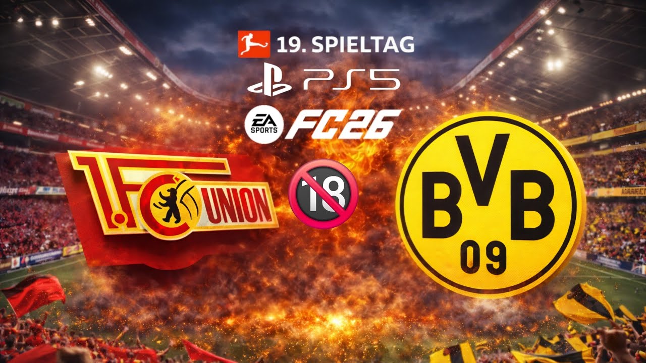 FC26 | 1. FC Union Berlin vs. Borussia Dortmund | Bundesliga - Simulation 19.Spieltag | PS5™