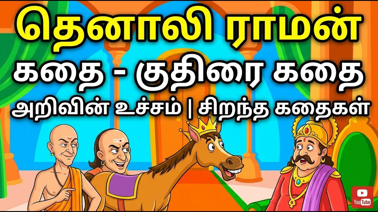 தெனாலி ராமன் – குதிரை கதை | புத்திசாலித்தனத்தின் உச்சம்