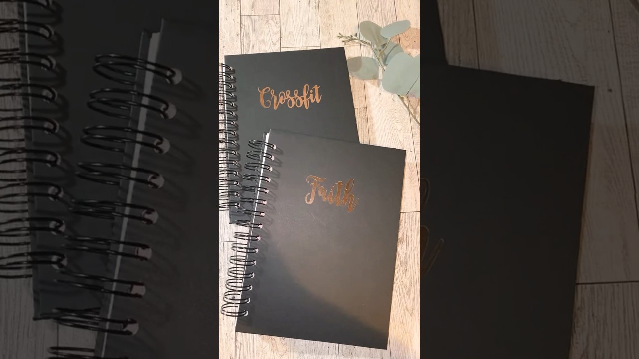 How to make a notebook 🥰 #smallbusiness #diy #wermemorykeepers #notebook #handmadenotebook #fypシ