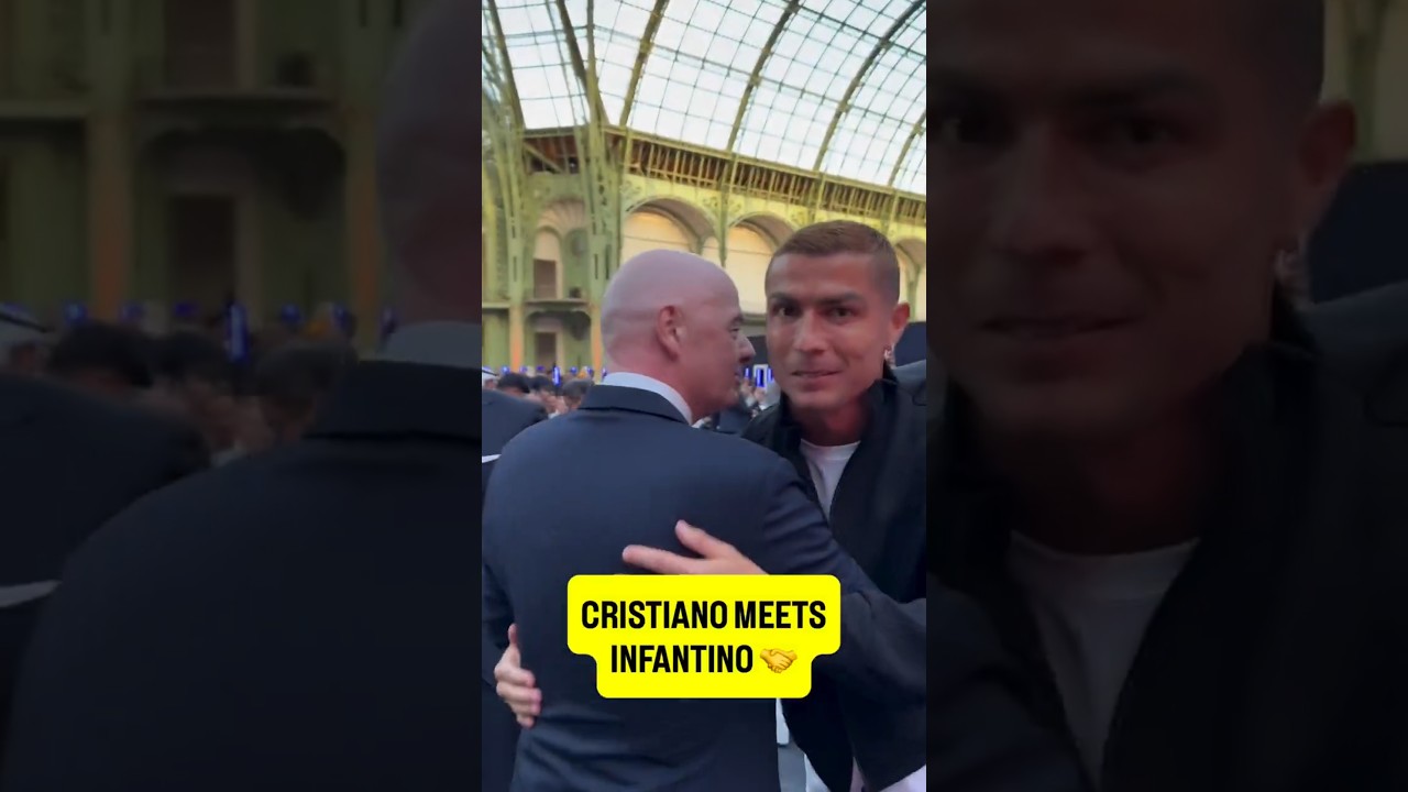 Ronaldo meets FIFA President, Infantino in Saudi Arabia ❤️