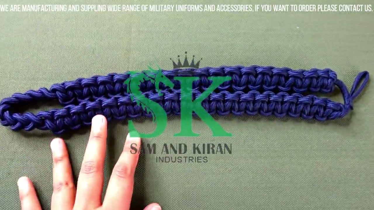 Military Shoulder Cord, Customizable Shoulder Cord, Air Force shoulder cords, Cord Supplier