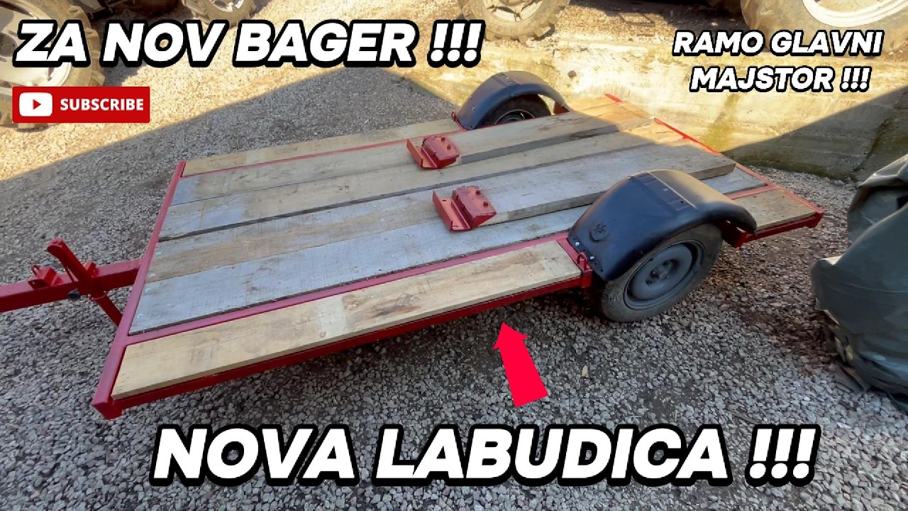 NAPRAVILI SMO NOVU LABUDICU ZA NOV BAGER, RAMO GLAVNI MAJSTOR UZ PUNO TRUDA ODLIČNA LABUDICA ...