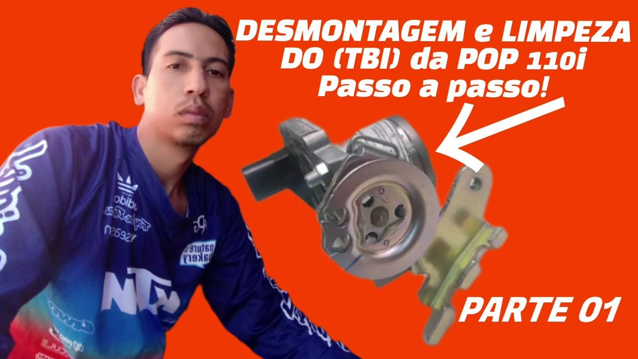 Limpeza e desmontagem do corpo do acelerador Pop 110i /passo a passo (parte 01)