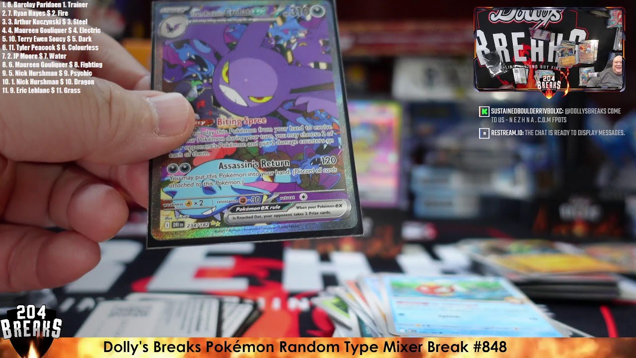 Dolly's Breaks Pokémon Random Type Mixer Break #848 [Mar 13 2026]