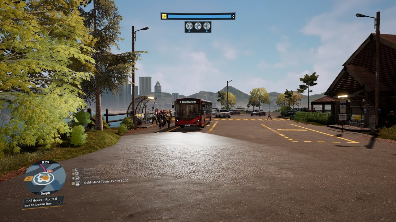 Bus Simulator 21 | Route 5: Golden Island to Hub