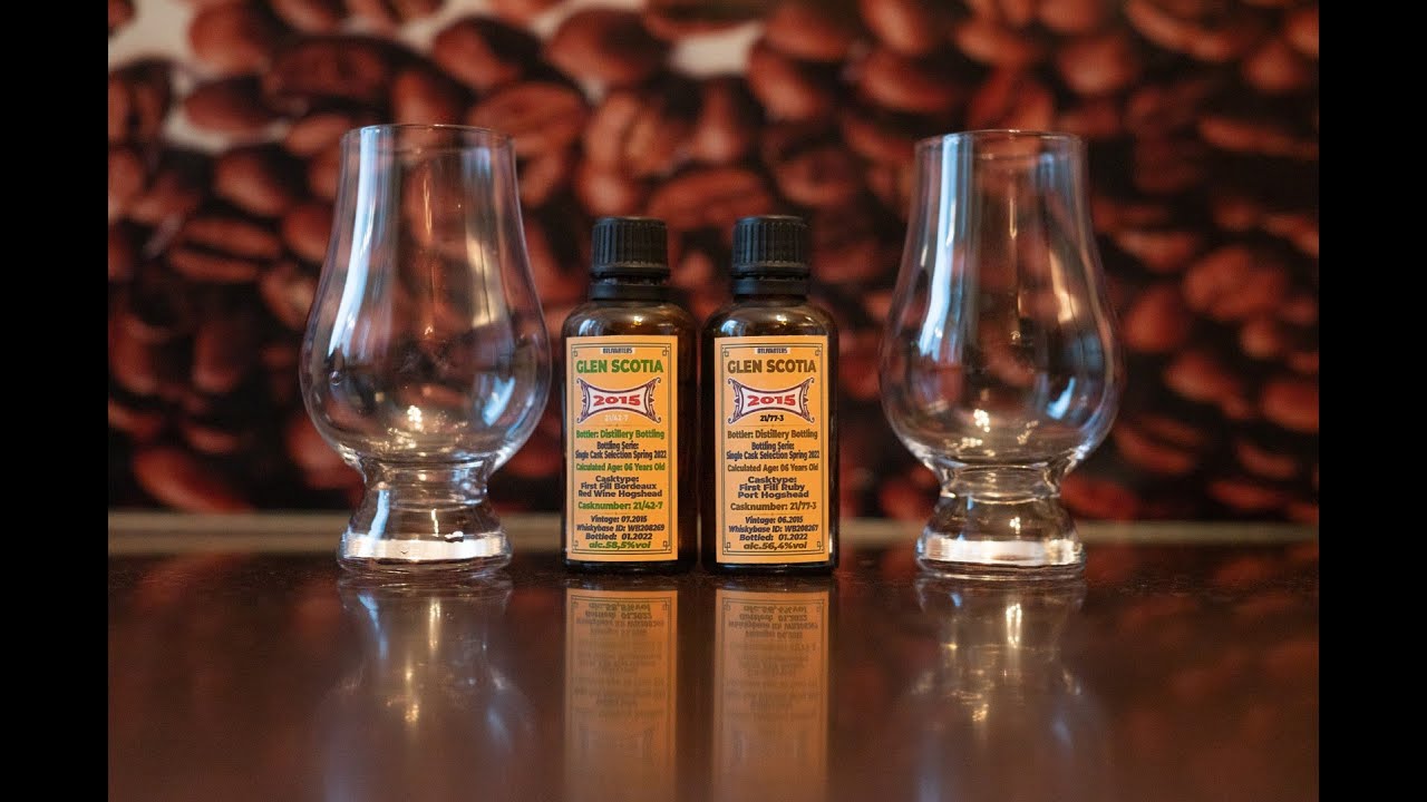 #виски Glen Scotia 6 y.o. First Fill Bordeaux Hogshead | First Fill Ruby Port Hogshead 58.5% | 56.4%