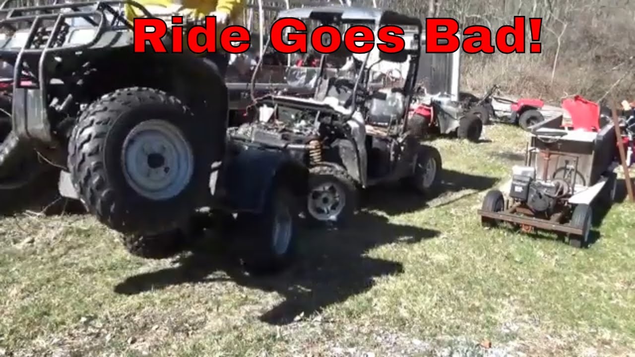 UTV Ride in Mud Goes Bad, Big Horn UTV 28 Tow of Shame!