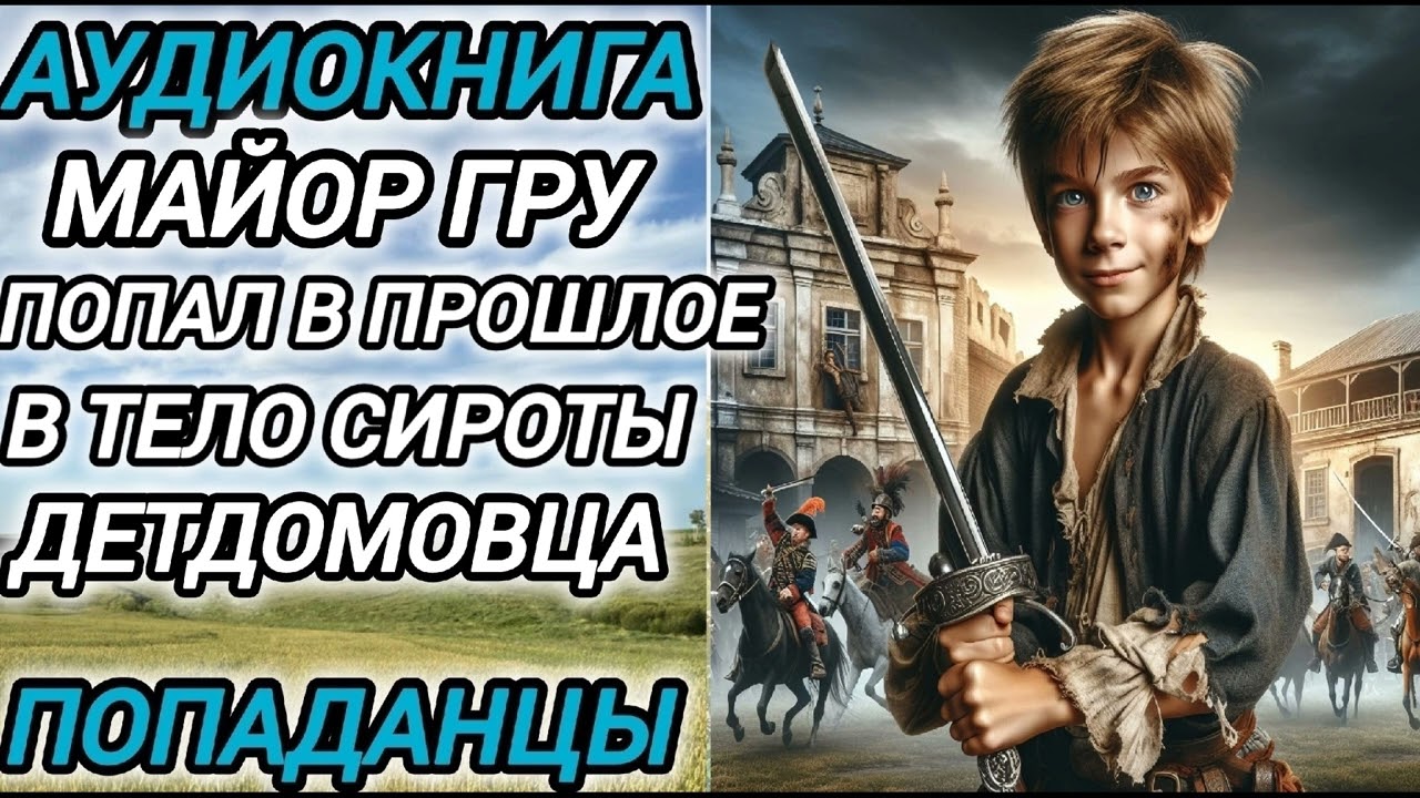 Аудиокнига ПОПАДАЦЫ В ПРОШЛОЕ: МАЙОР ГРУ ПОПАЛ В ПРОШЛОЕ В ТЕЛО СИРОТЫ ДЕТДОМОВЦА