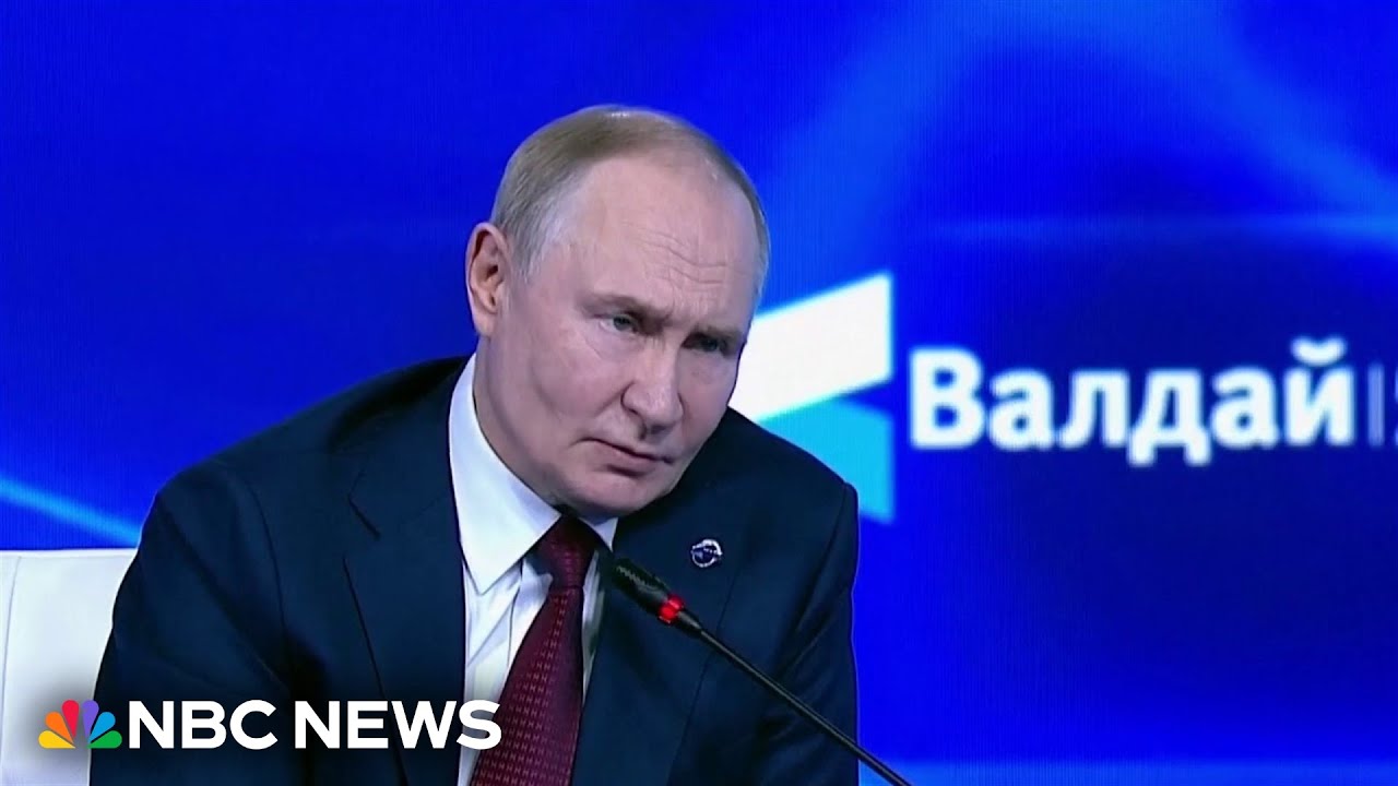 President Putin accuses Europe of threatening Russia