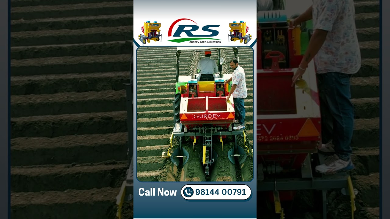 See the Power of Gurdev Agro&rsquo;s Potato Planter in Action! 🚜 | Efficient Farming Solutions
