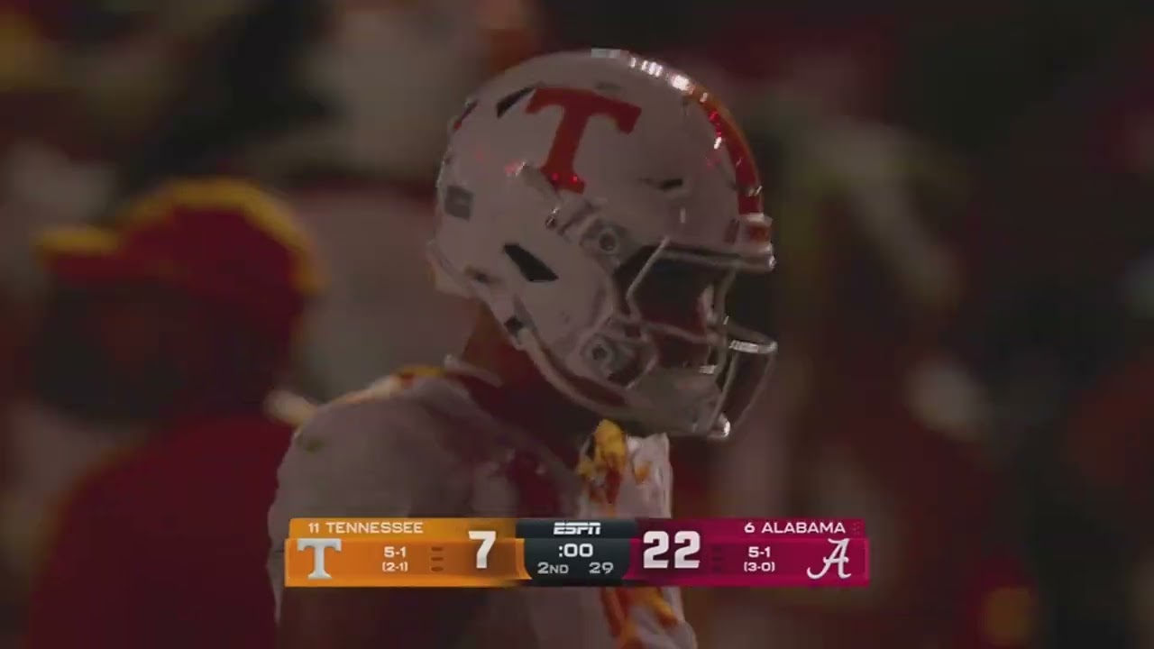 Condensed Highlights: Third Saturday in October - Alabama Defeats Tennessee 37 - 20