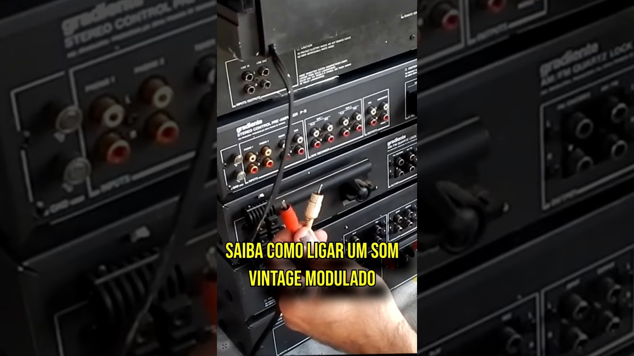Teaser - Tudo o que voc&ecirc; precisa saber pra ligar um set de som modulado #shorts #som