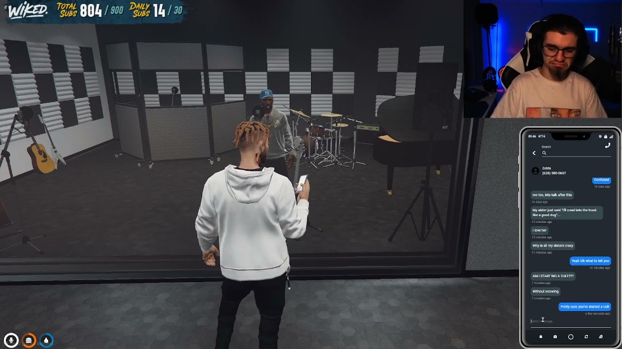 WIKED REACTS To The SPARKY KANE New UNRELEASED Song For PIGEON |GTA 5| NOPIXEL RP|