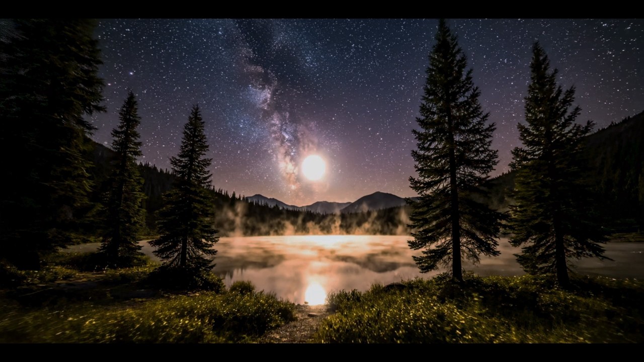 8 Hours Deep Calm Night Ambience 🌙 | Sleep, Relax, Focus