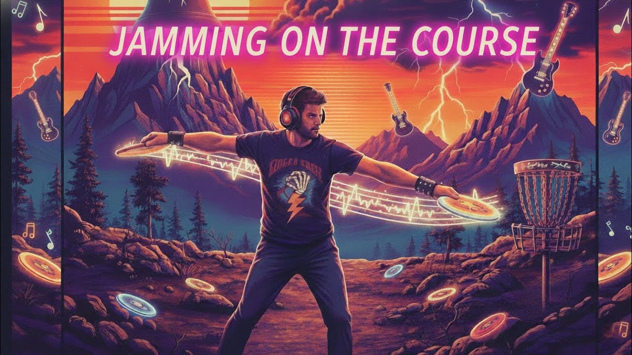Disc Golf Jamming On The Course  Music Only