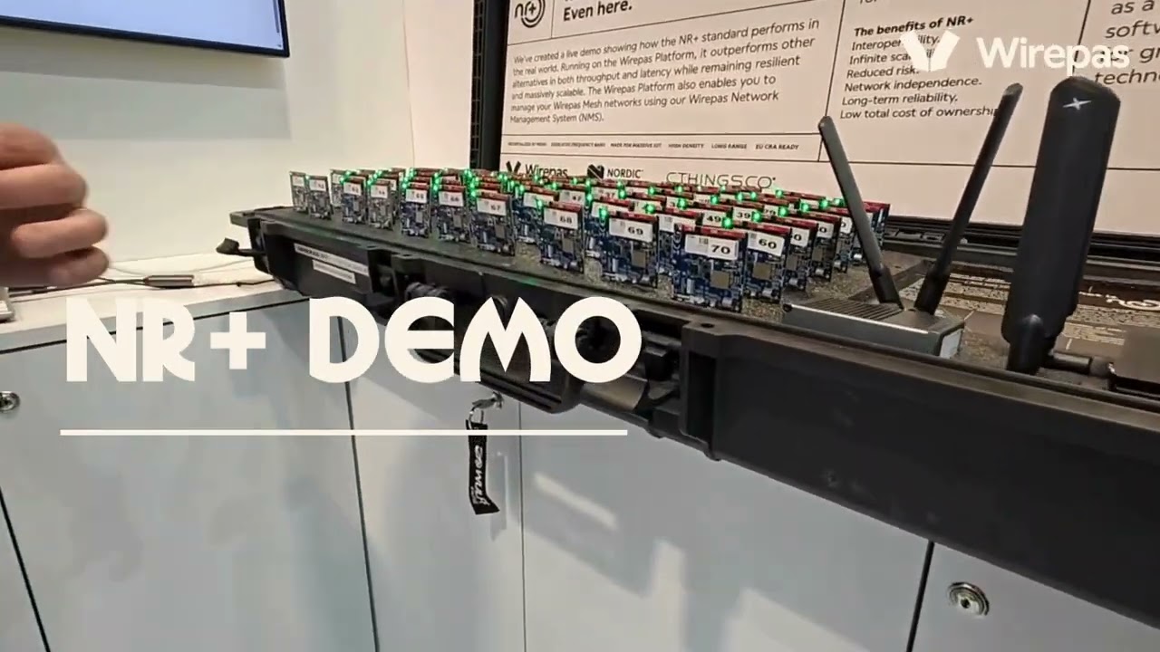 NR+ demo: Interoperable, scalable and ultra-resilient IoT connectivity | Wirepas