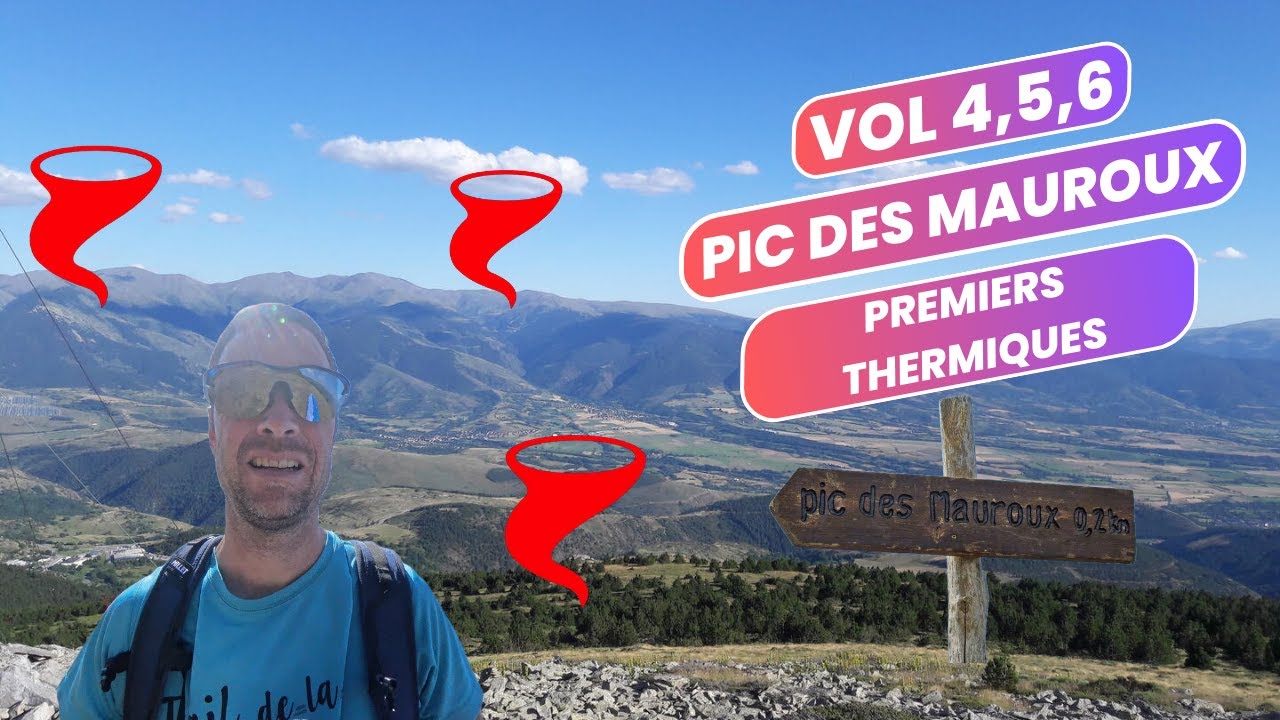 Parapente Pic Des Mauroux Vol 4,5,6