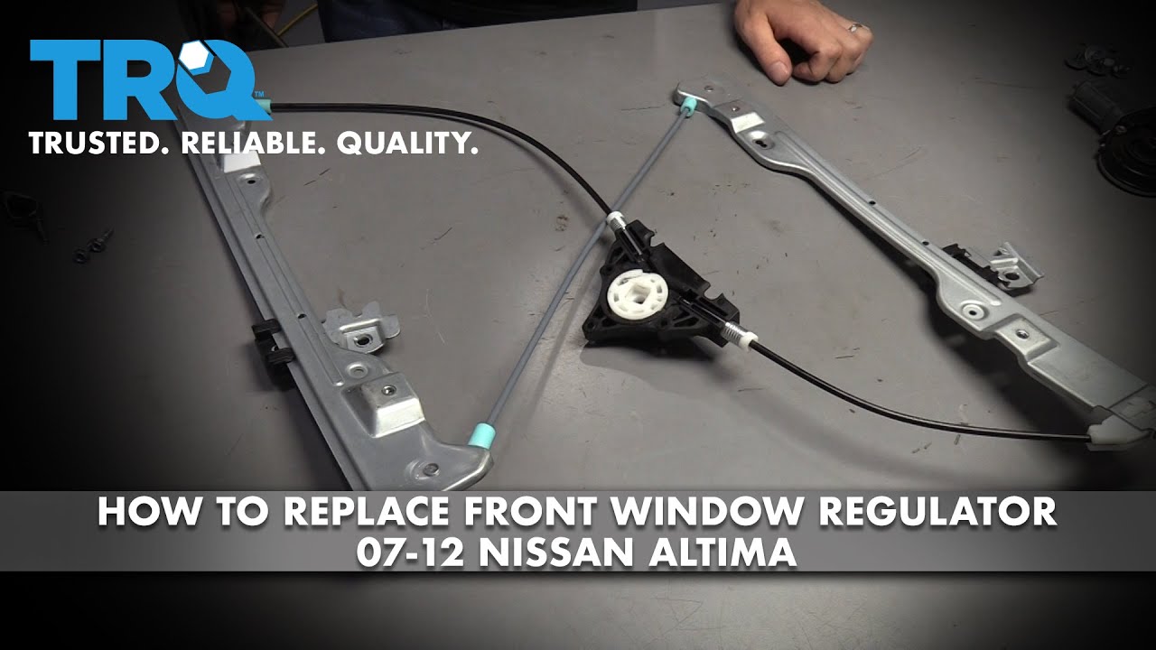 How to Replace Front Window Regulator 07-12 Nissan Altima