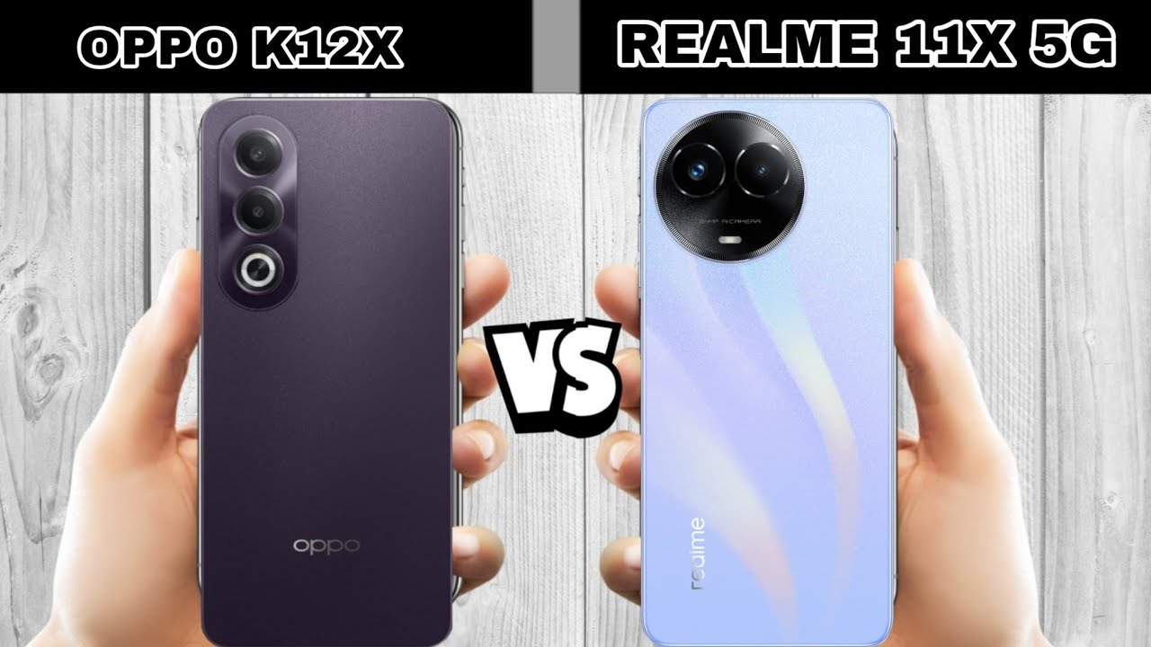 oppo k12x vs realme 11x 5g full comparison.