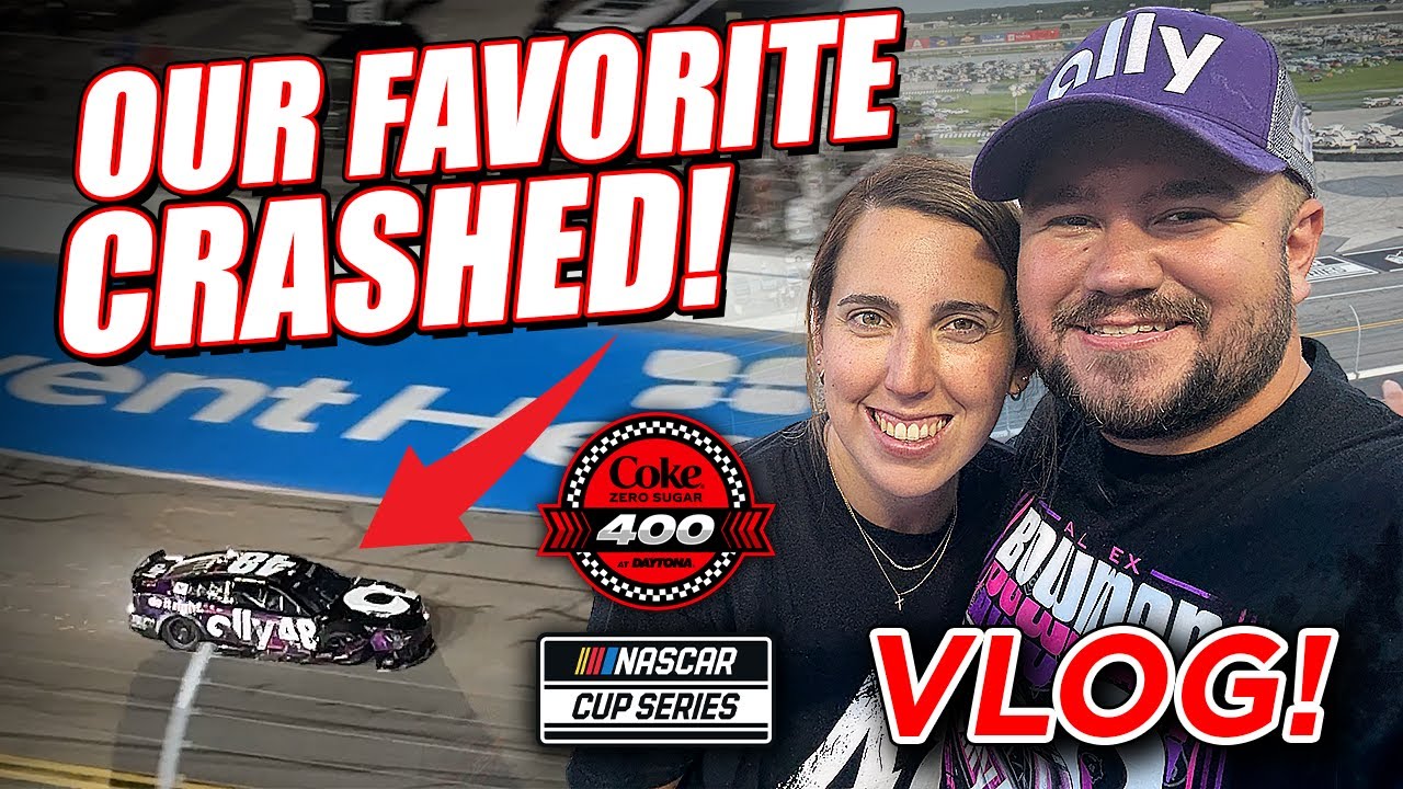 We Went to See Alex Bowman Win Daytona! - And...He Crashed | Our Stressful 2025 Coke Zero Sugar 400