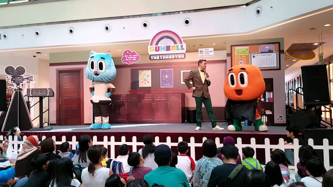 March 2016 Amazing GUMBALL Live Show@city square mall singapore
