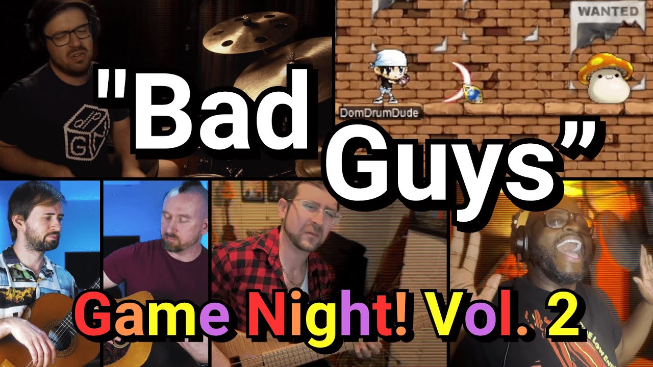 Bad Guys - Kerning City (Maplestory) Feat. Super Guitar Bros, Charlie Rosen, & MegaRan | DPGN Vol. 2
