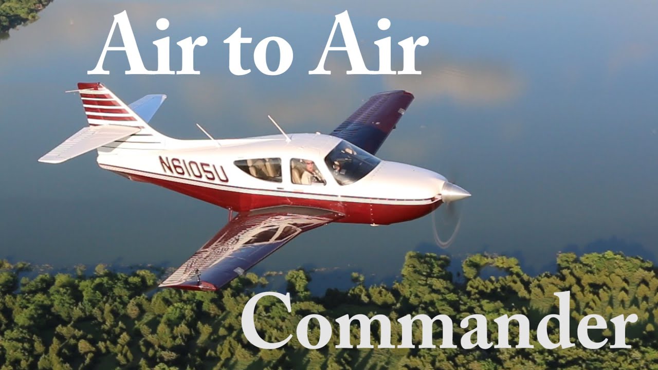 Air to Air Shoot Rockwell Commander