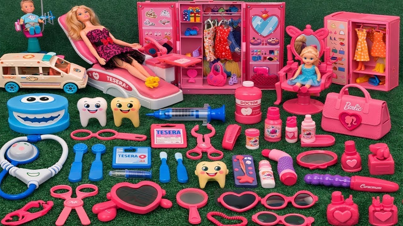 9:30 Minutes Satisfying With Hello Kitty🐱Toys Makeup 💄 Dressing table Set And Doctor Set