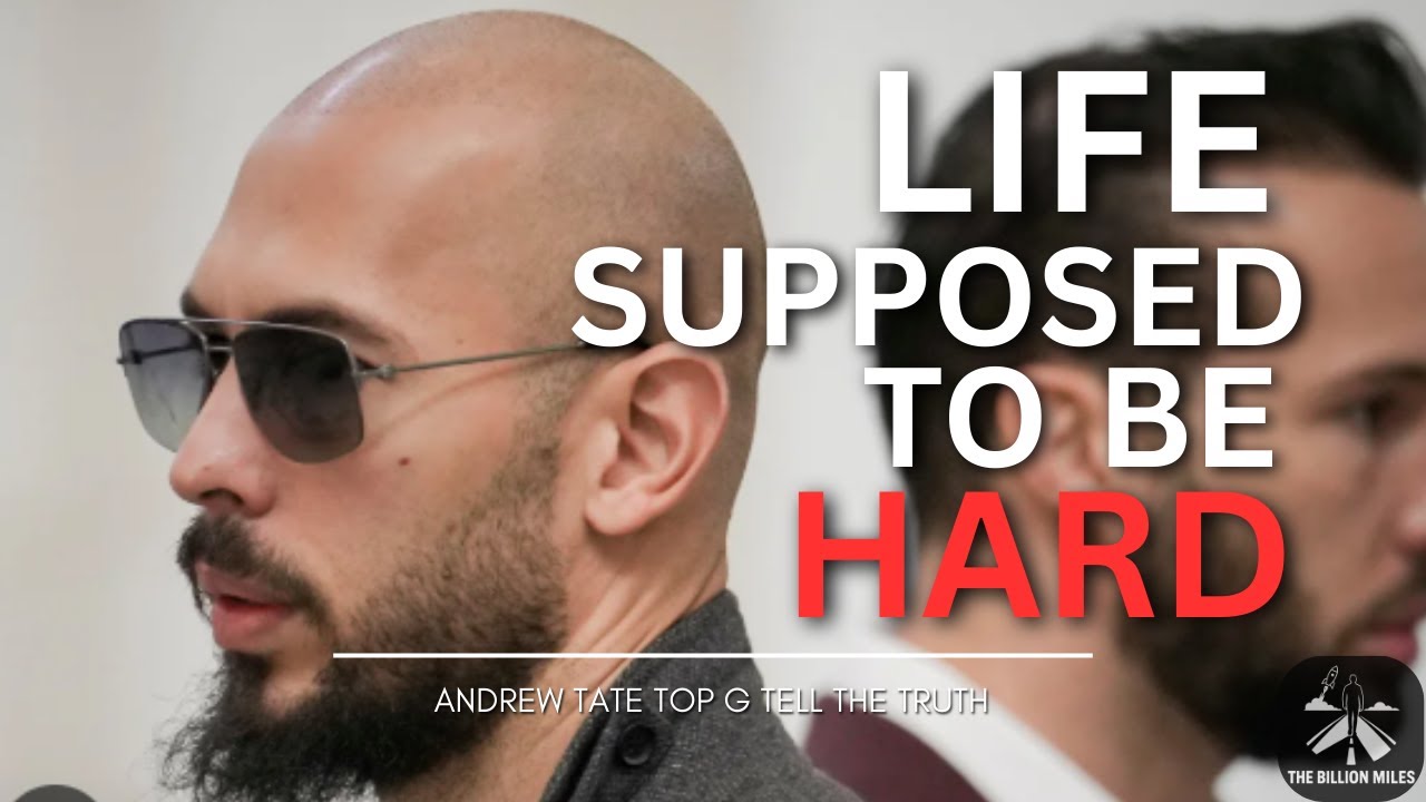 LIFE SUPPOSED TO BE HARD : by Andrew Tate Motivation FREE Daily To Do Checklist make you STRONGER