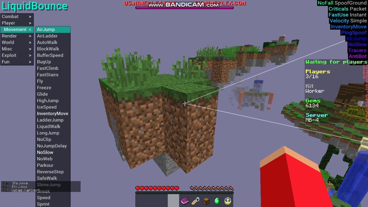hacking on mineplex with a rank