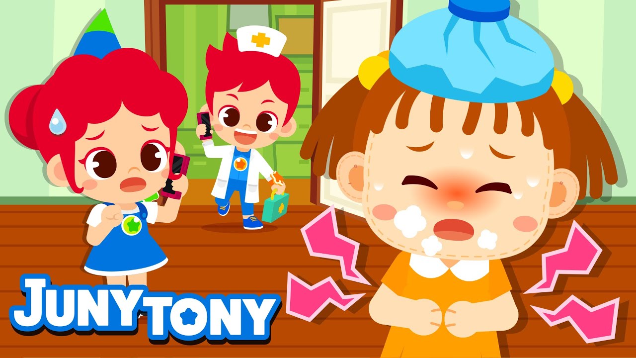 Miss Juny Had a Dolly | Juny’s Dolly Is Sick!😰 | Sing Along | Nursery Rhymes for Kids | JunyTony