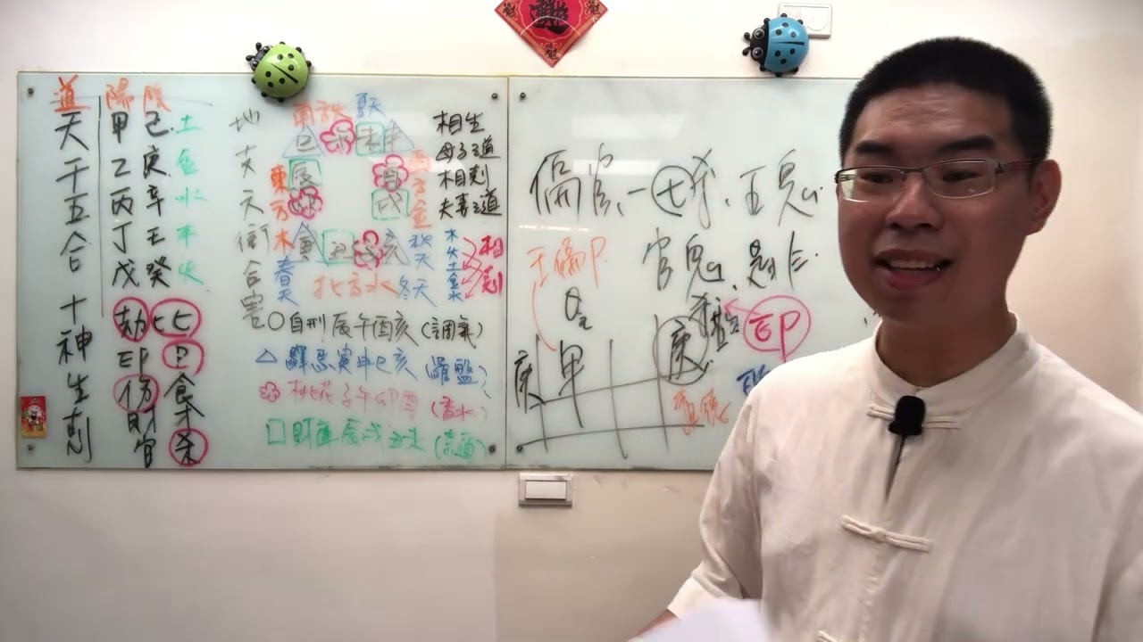 吳老師會客室--論年柱、論時柱.帶偏官篇.七殺篇-十神專題(快速版)