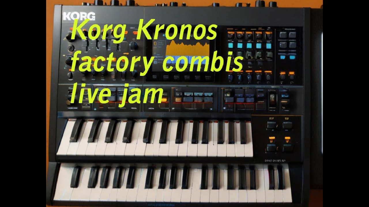 Korg Kronos factory Combis live jam 2