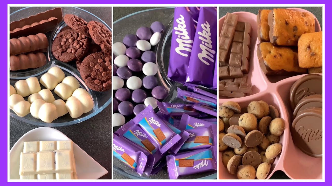 Best Milka Platters | ASMR | Filling Platter With Sweets Compilation | TeamFilGer