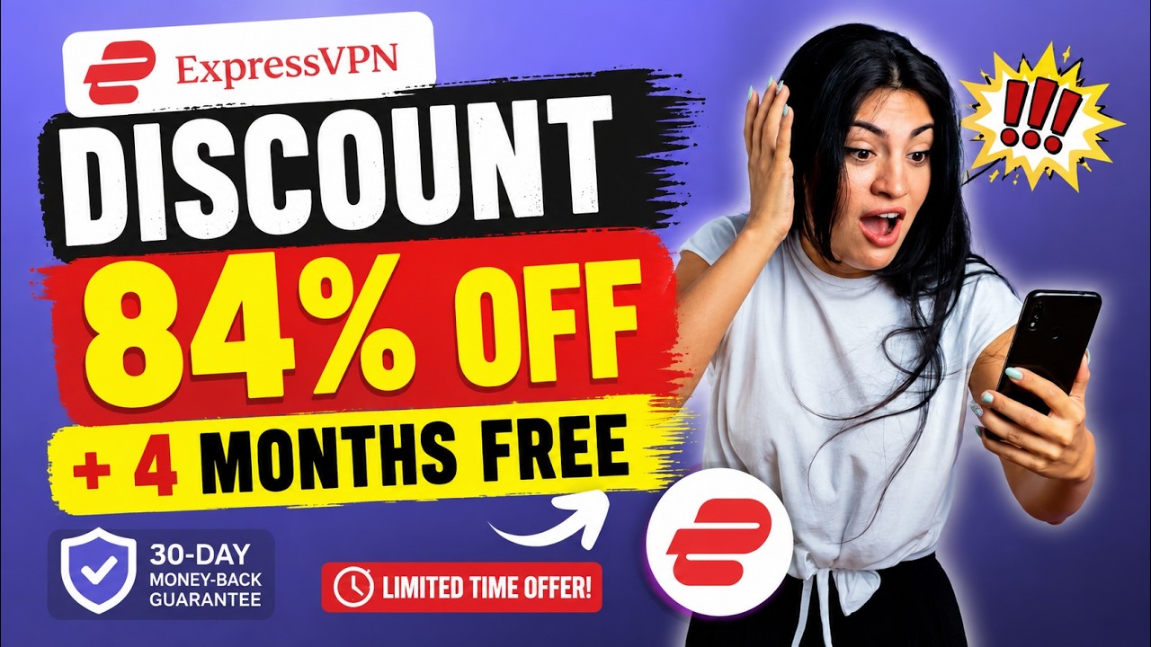 Промокод ExpressVPN 2026 | Скидка 84% + 4 месяца БЕСПЛАТНО | iPhone 17 Pro