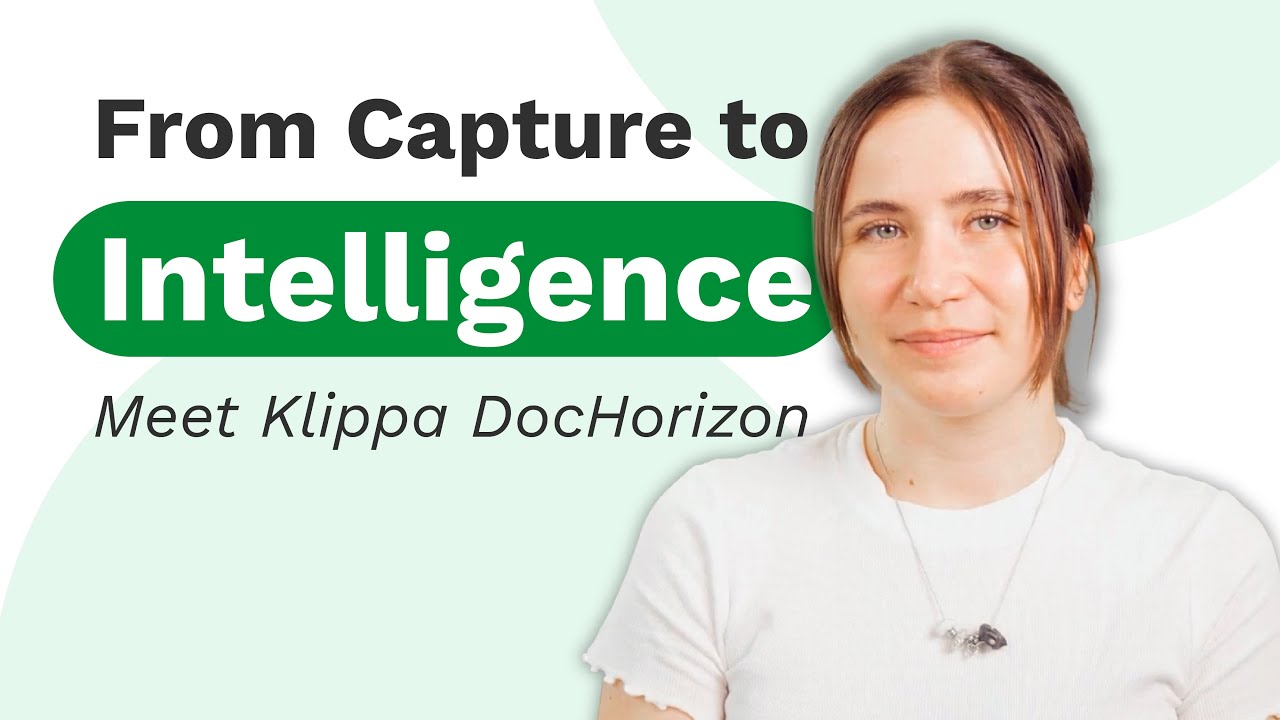 Alternative for Kofax Capture — Klippa DocHorizon