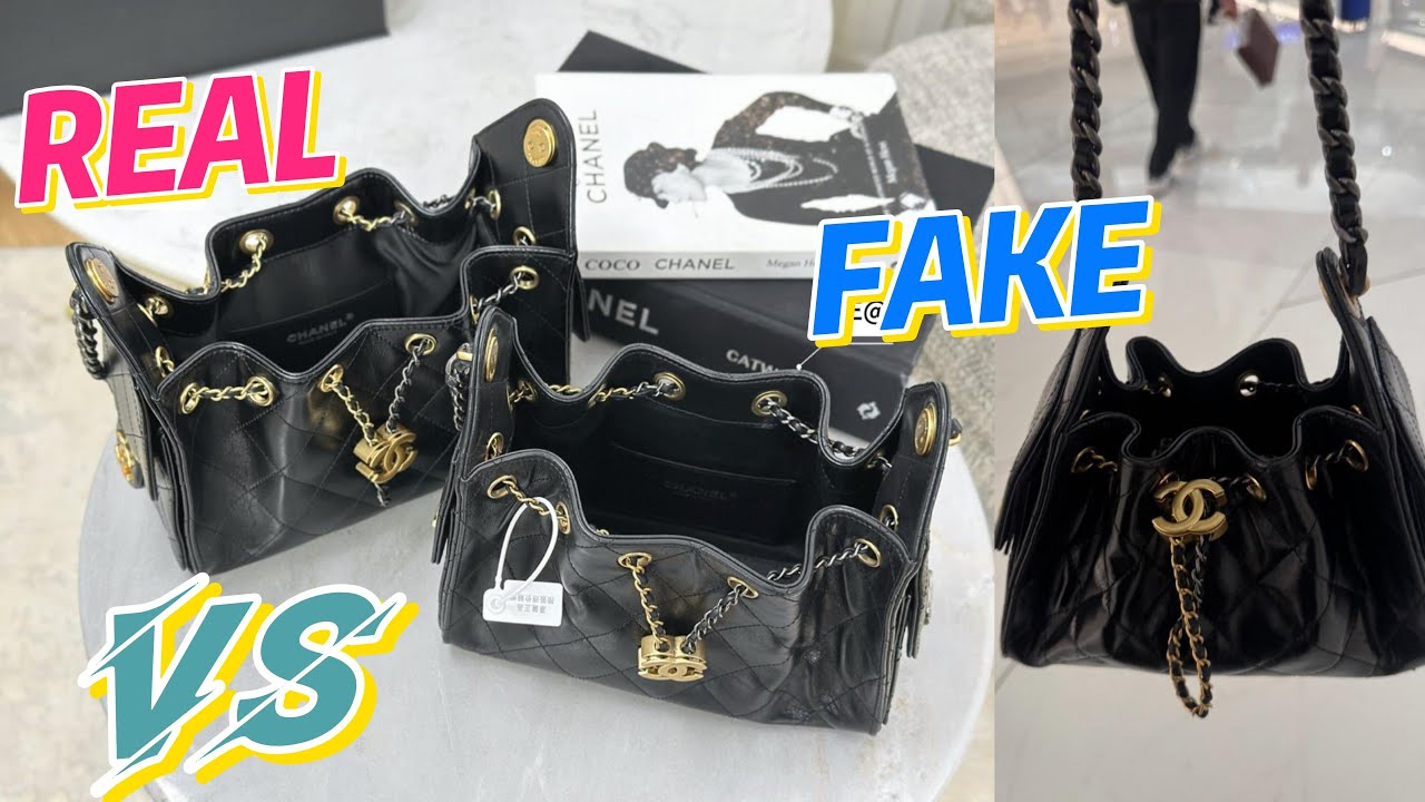 REAL VS FAKE CHANEL 25 small bag Glossy creased calfskin REVIEWS & COMPARISON