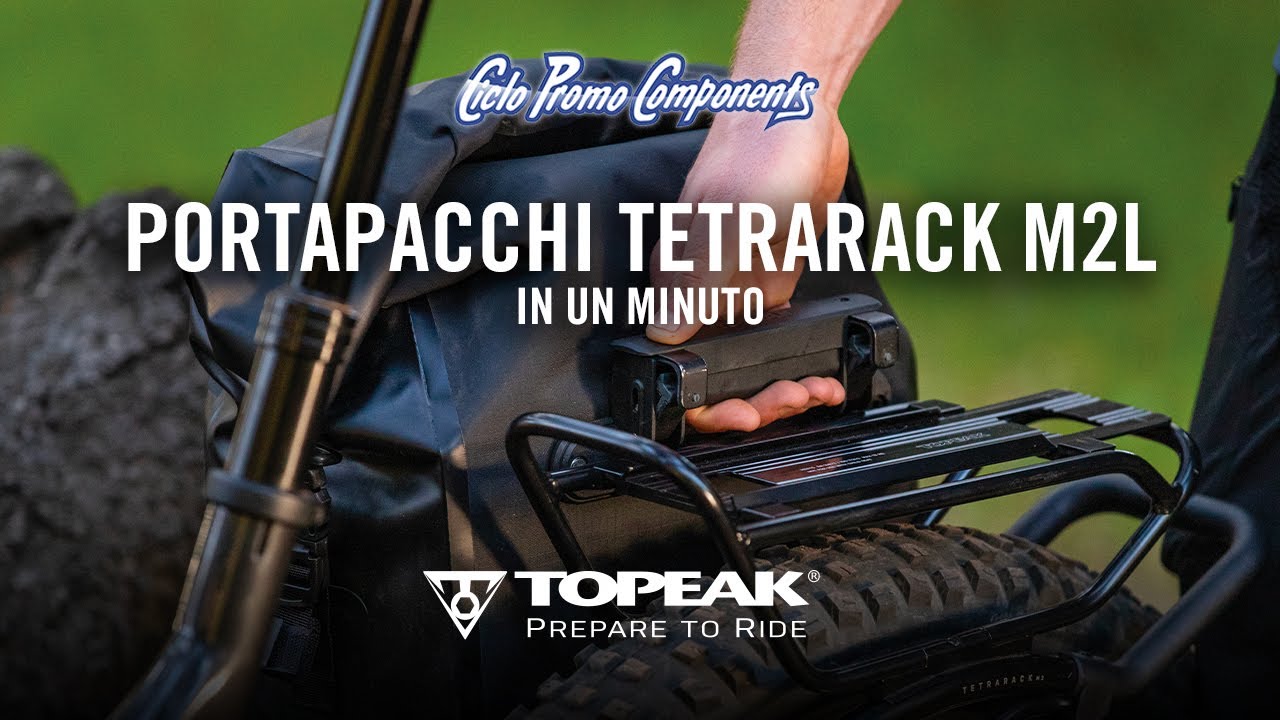 Topeak Portapacchi Tetrarack M2L in 1 minuto!