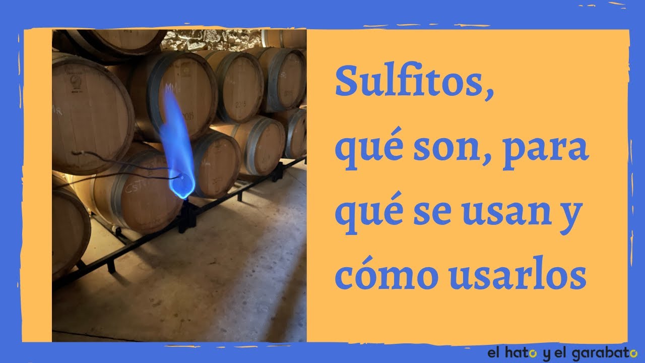 🍷 Los SULFITOS del Vino, qué son, cuando y por qué se usan y cómo usarlos